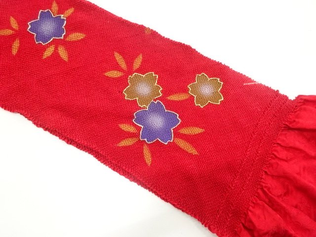 JAPANESE KIMONO / SHIBORI OBIAGE FOR FURISODE